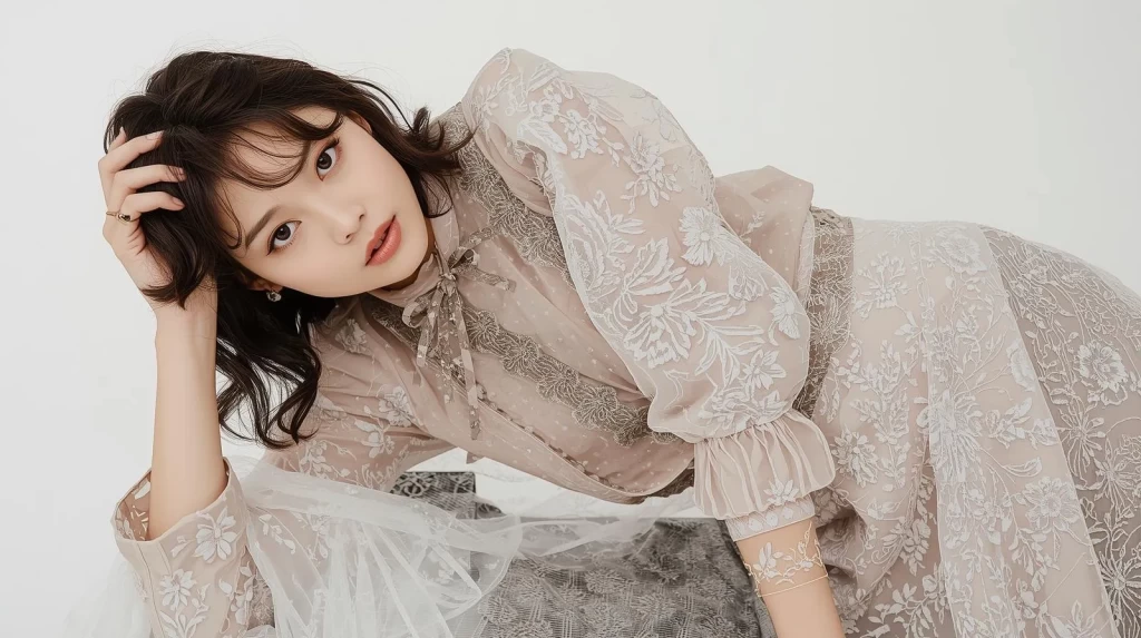 清潔感のある女性の画像